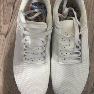 NOBULL White Sneakers with Multicolor Lining